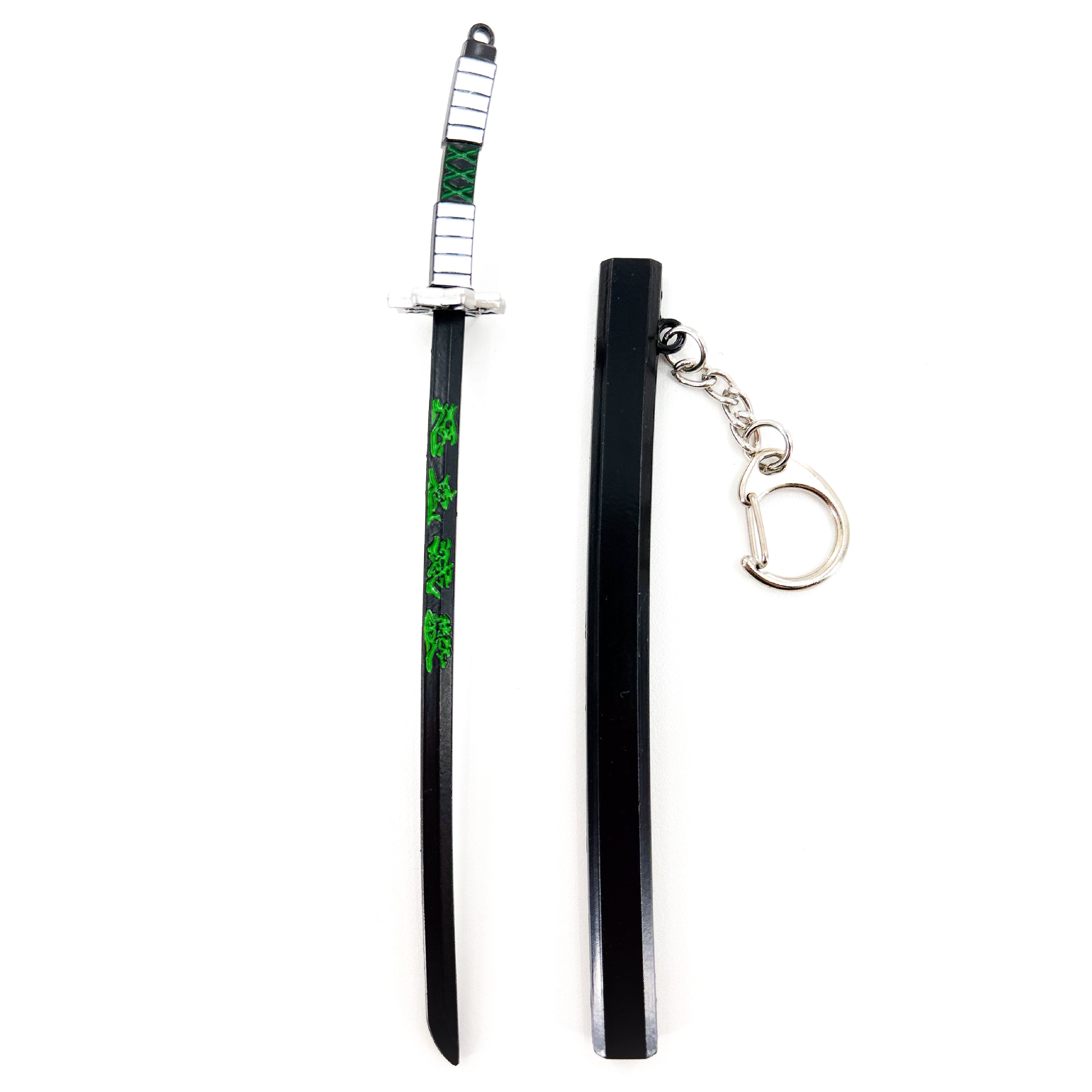 Demon Slayer Inspired Sword Keychain Shinazugawa Sanemi's Miniature Replica Swords - Tophatter Daily Deals