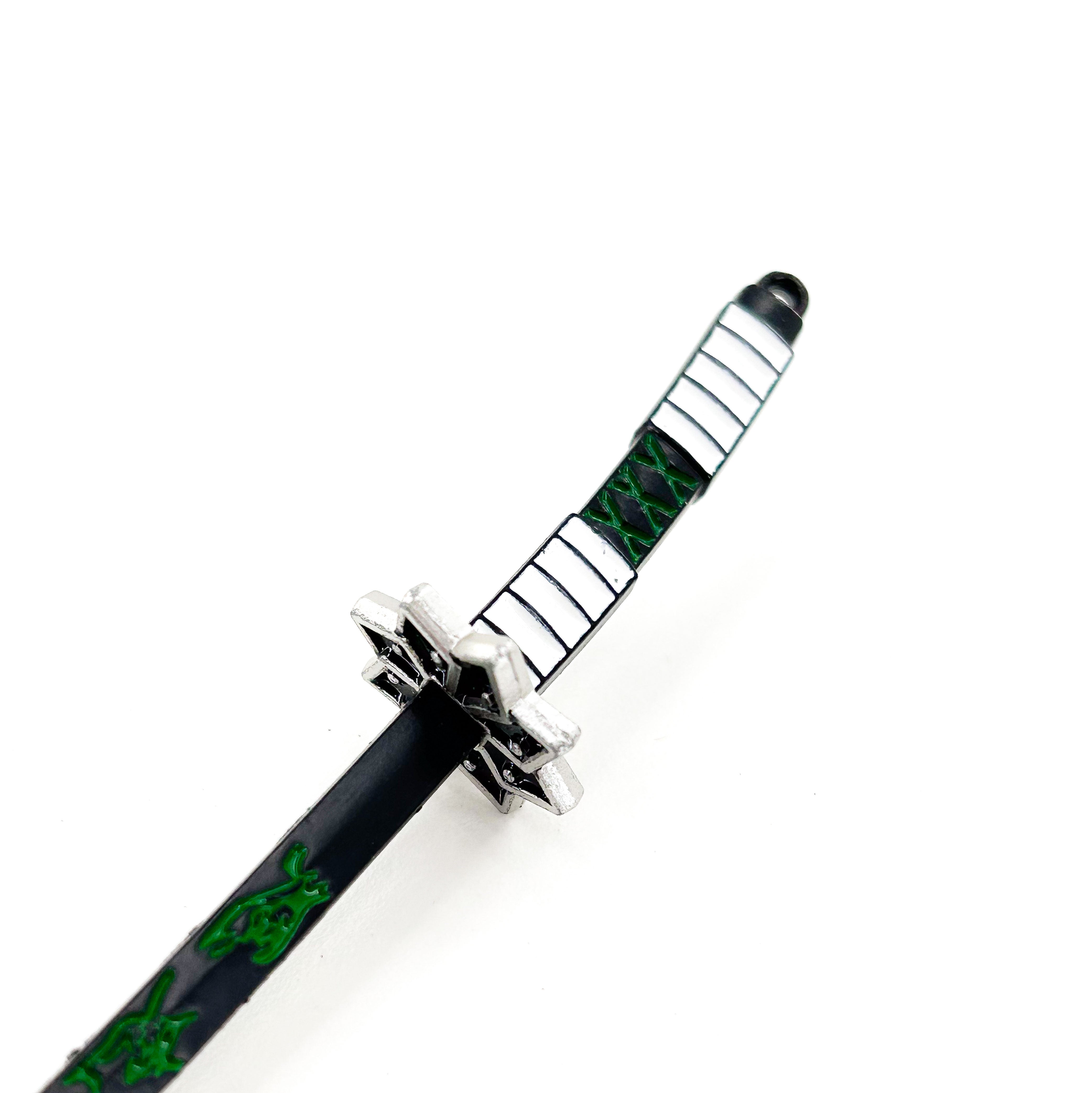 Demon Slayer Inspired Sword Keychain Shinazugawa Sanemi's Miniature Replica Swords - Tophatter Daily Deals