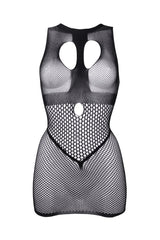 Shots Toys - Le Désir - DES029X - Duo Net Mini Dress - Black - OS/XL Lingerie - Tophatter Daily Deals
