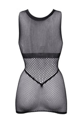 Shots Toys - Le Désir - DES029X - Duo Net Mini Dress - Black - OS/XL Lingerie - Tophatter Daily Deals