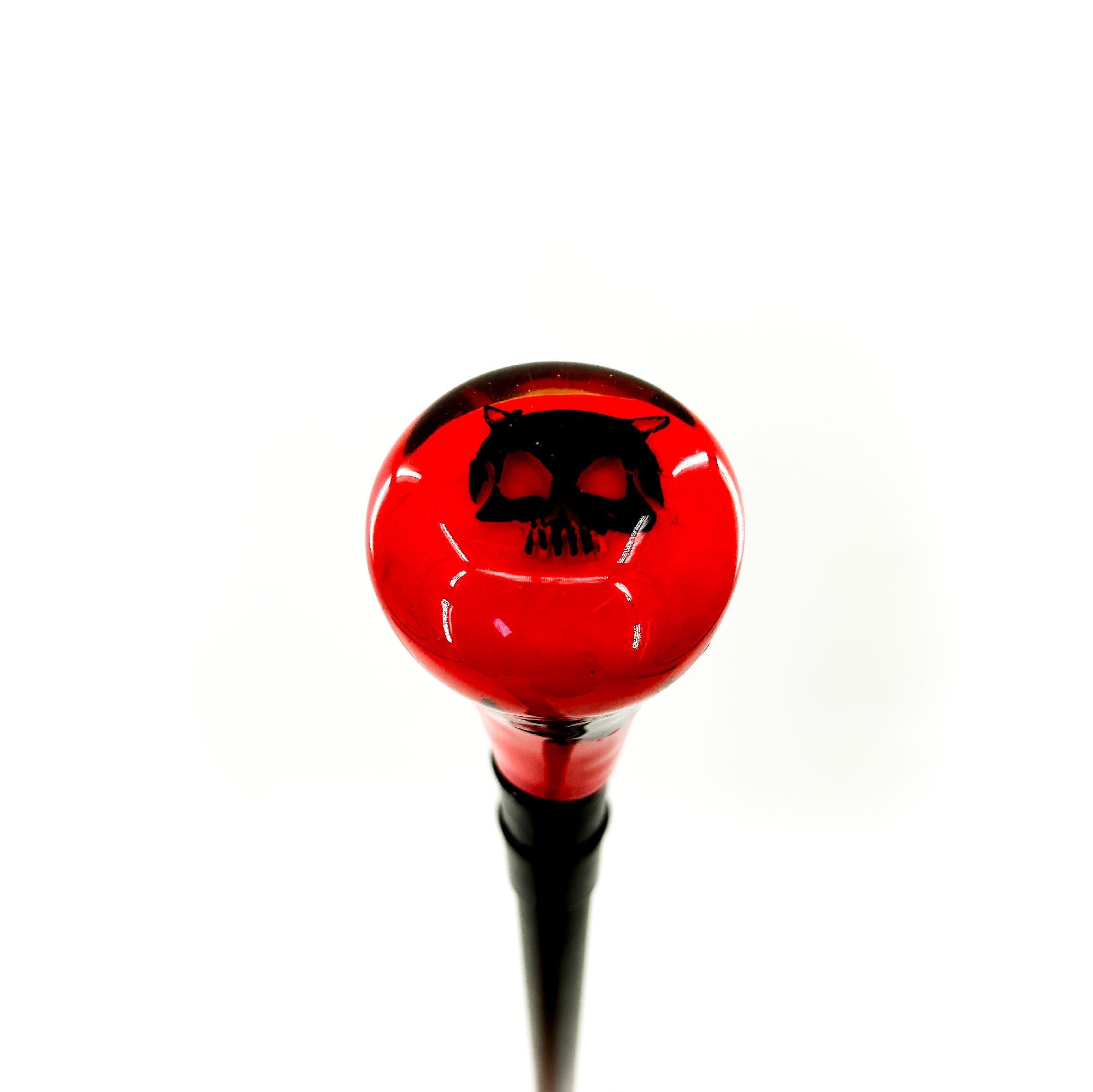 Devil's Skull Elegant Removable Blade Red Walking Sword Cane historical period - Tophatter Daily Deals
