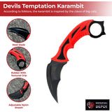 Devils Temptation Fixed Blade Survival Karambit knives - Tophatter Daily Deals