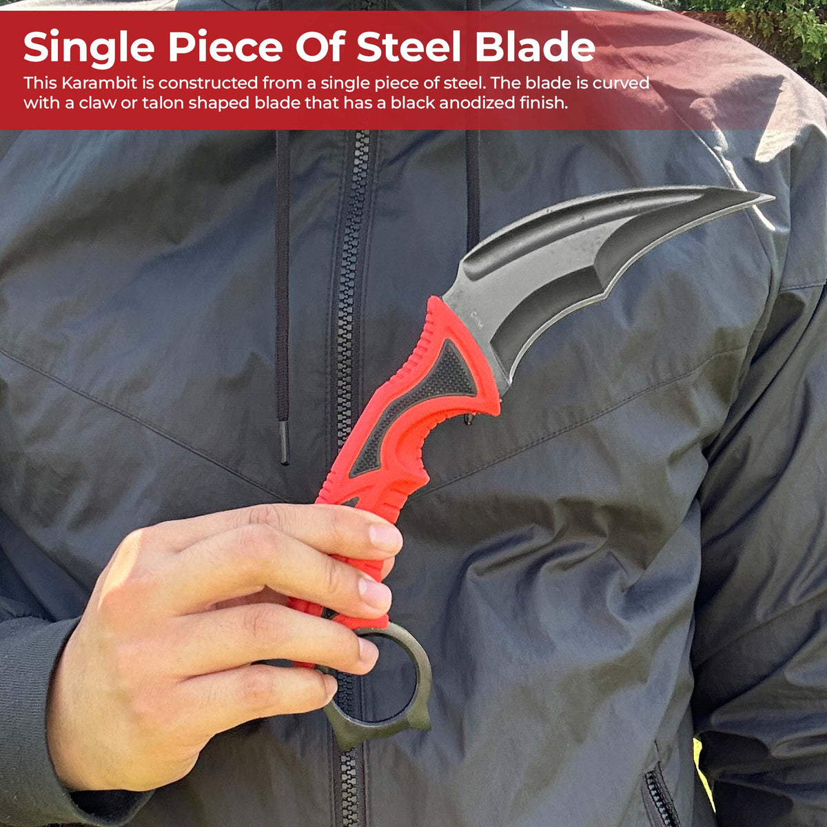 Devils Temptation Fixed Blade Survival Karambit knives - Tophatter Daily Deals