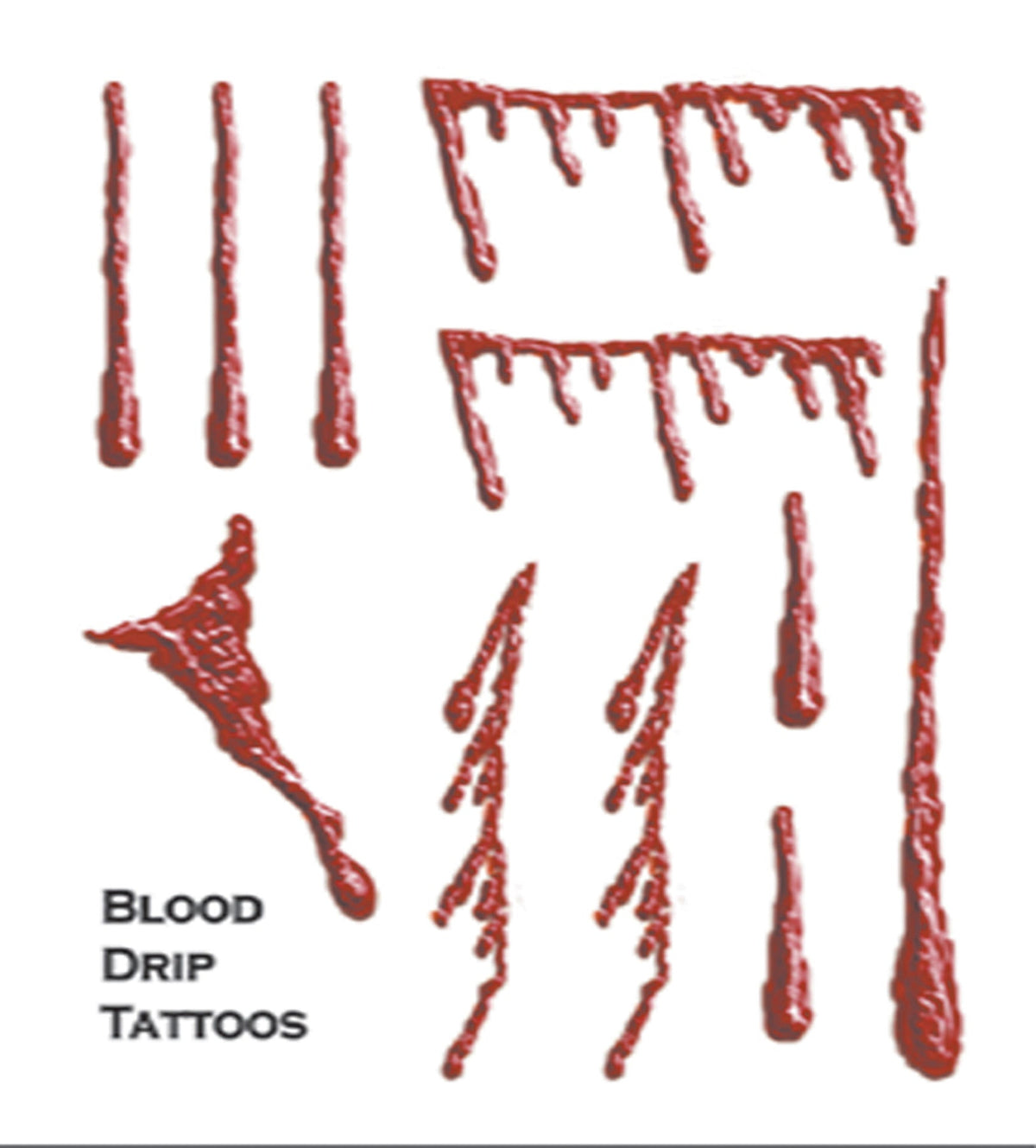 Tattoo Blood Drip Fx Costume Accessories - Tophatter Daily Deals
