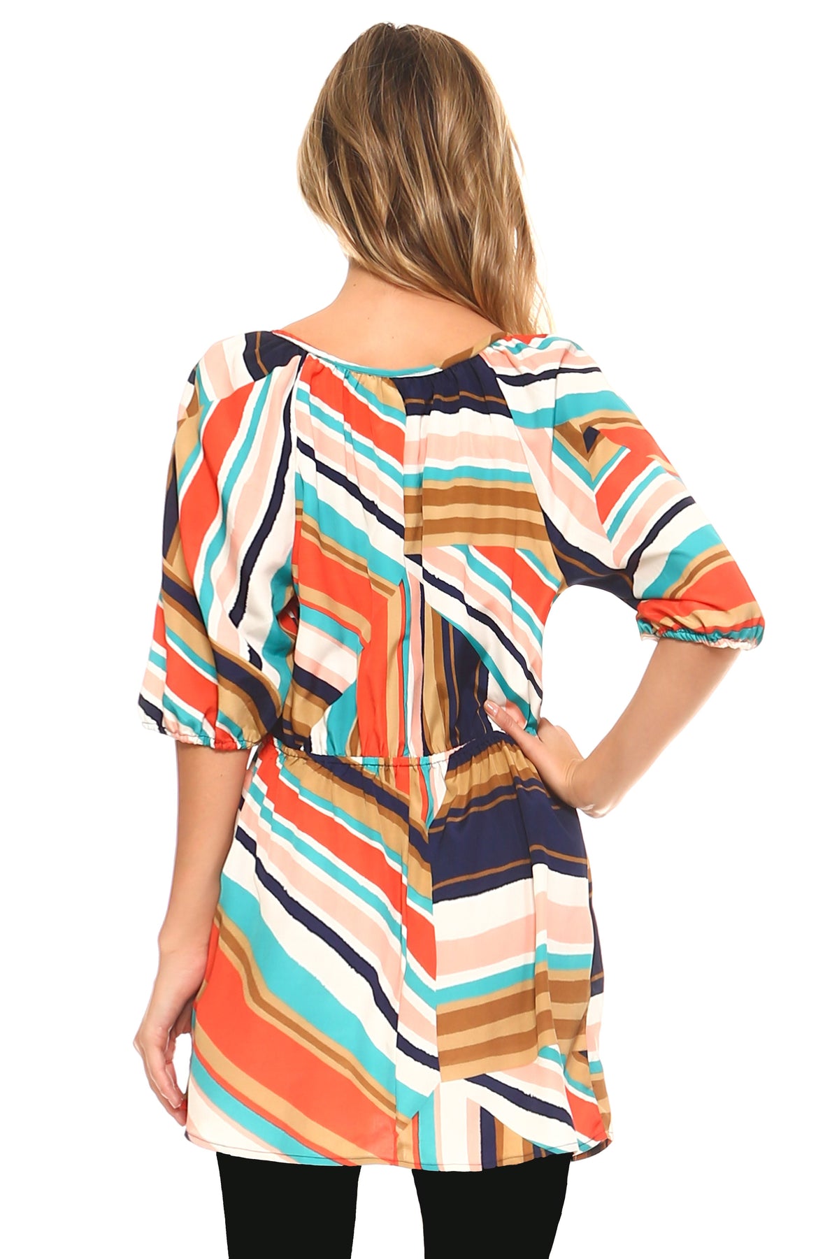 Women's Belted Button Front Top Tops - Tophatter Daily Deals