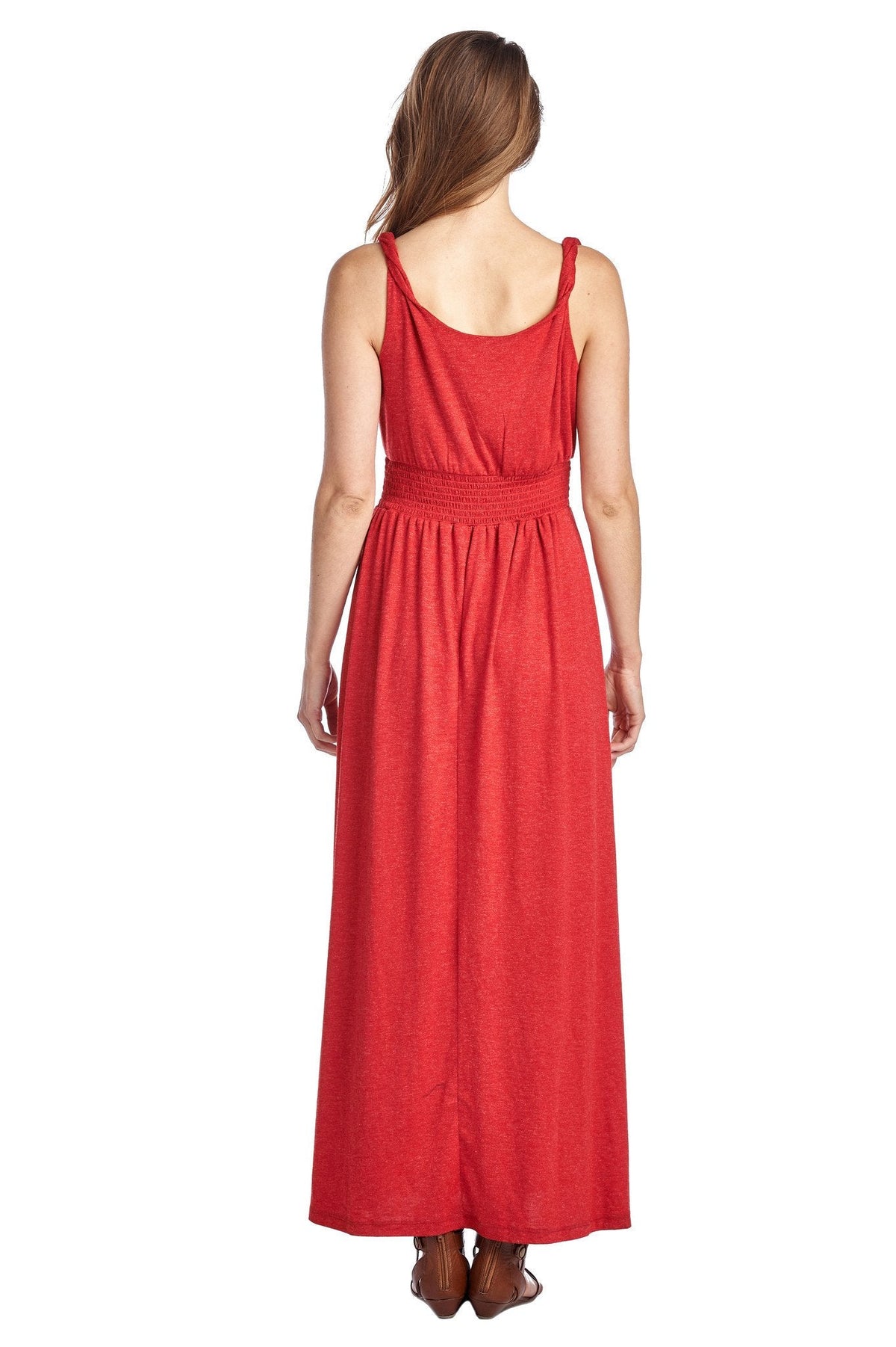 Women's Smocked Wrap Maxi Dress Dresses / Maxi - Tophatter Daily Deals
