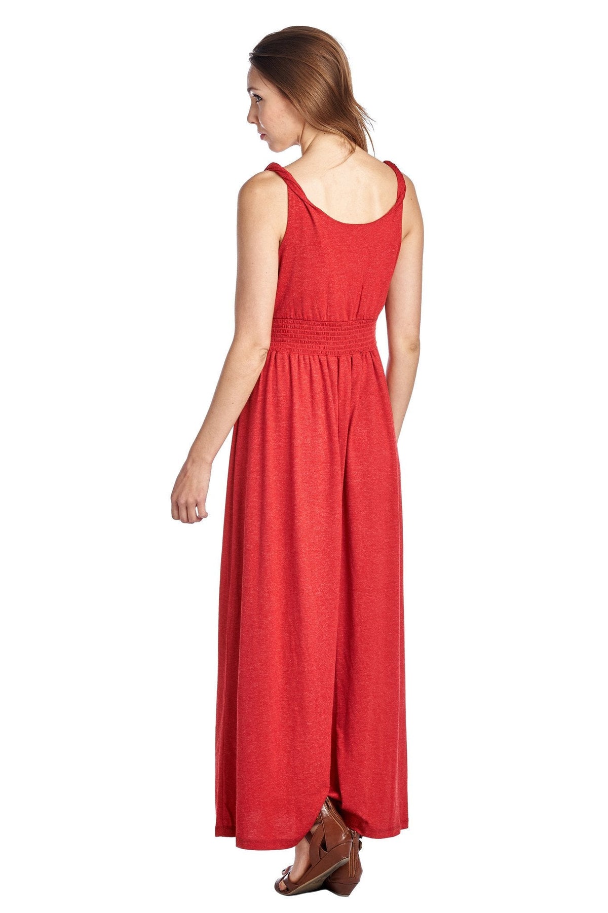 Women's Smocked Wrap Maxi Dress Dresses / Maxi - Tophatter Daily Deals
