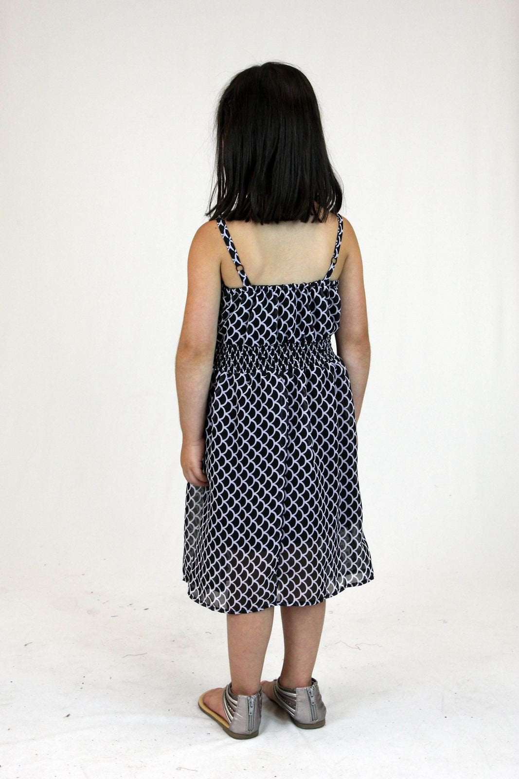Girls Sleeveless Printed Chiffon Dress Children / Dresses - Tophatter Daily Deals