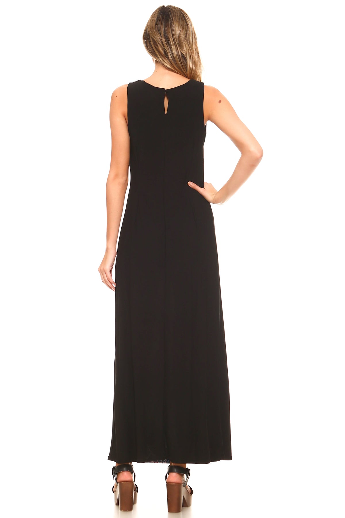 Women's Sleeveless Color Block Maxi Dress Dresses / Maxi - Tophatter Daily Deals