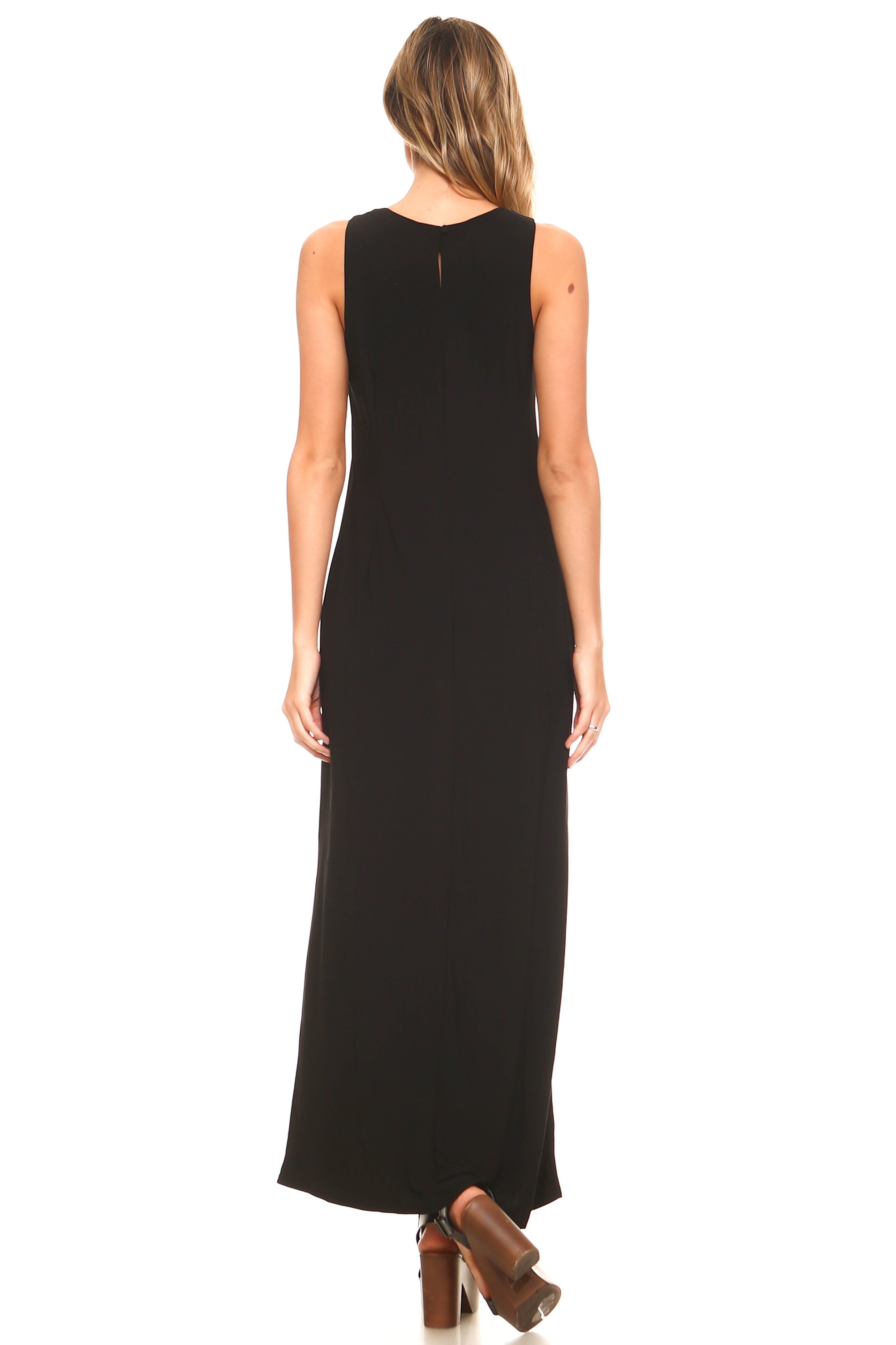 Women's Sleeveless Color Block Maxi Dress Dresses / Maxi - Tophatter Daily Deals