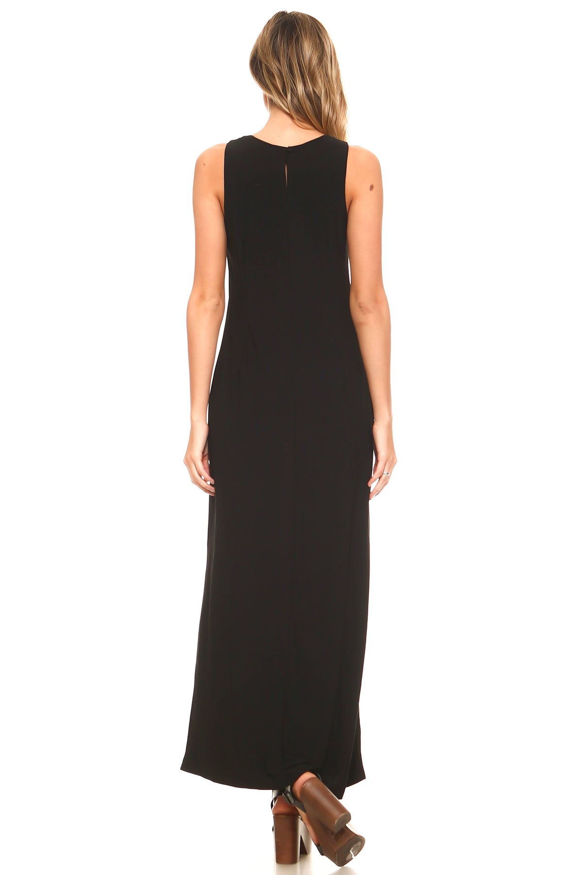 Women's Sleeveless Color Block Maxi Dress Dresses / Maxi - Tophatter Daily Deals