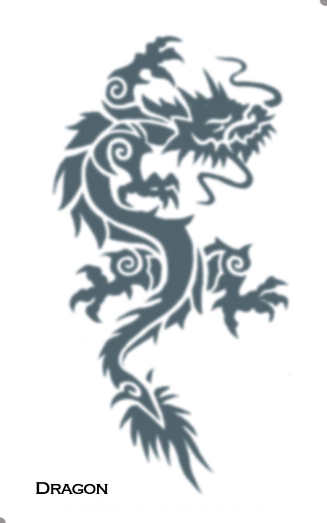 Tattoo Tribal Dragon Costume Accessories - Tophatter Daily Deals