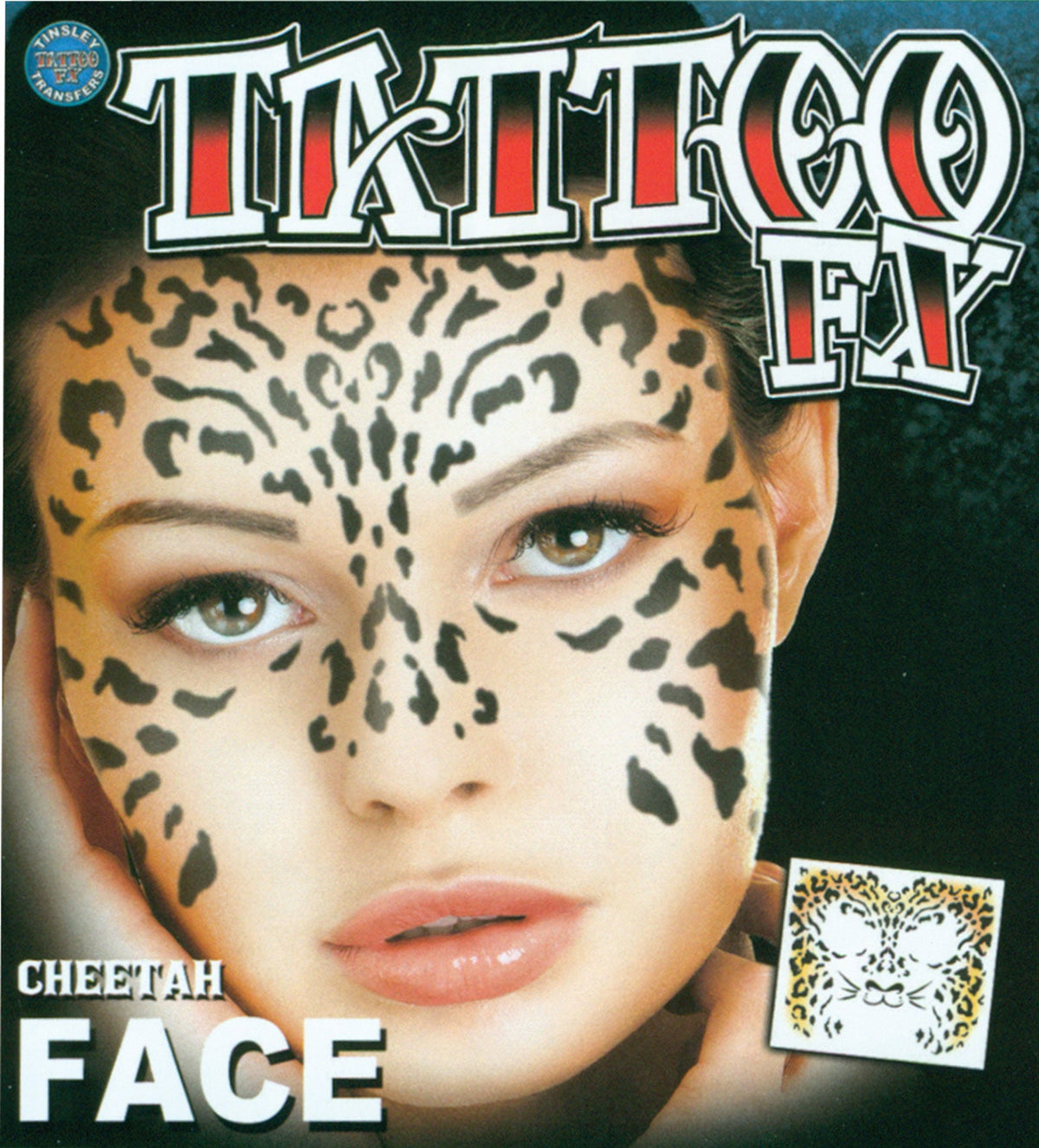 Face Tattoo Cheetah Face Costume Accessories - Tophatter Daily Deals