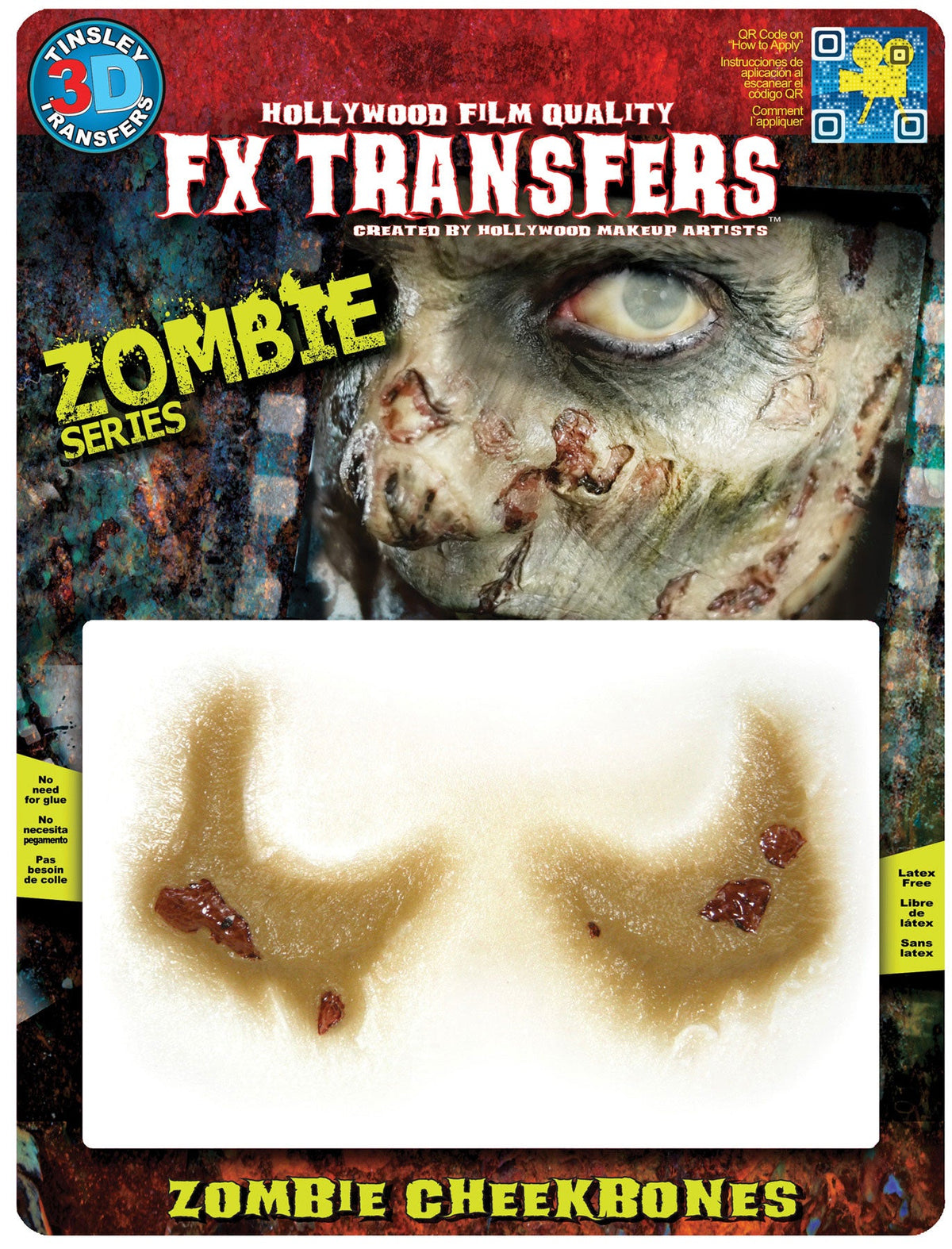 Zombie Md Cheekbones 3D Fx Special Effects Makeup - Tophatter Daily Deals