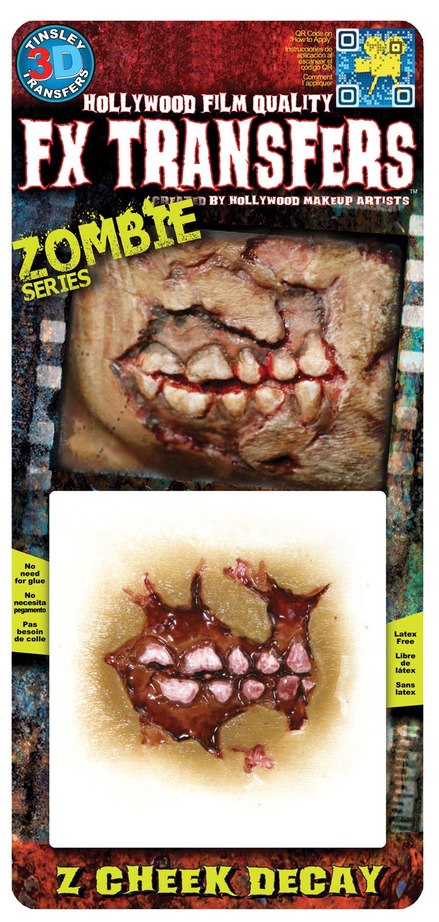 Zombie Cheek Decay Sm 3D Fx Special Effects Makeup - Tophatter Daily Deals