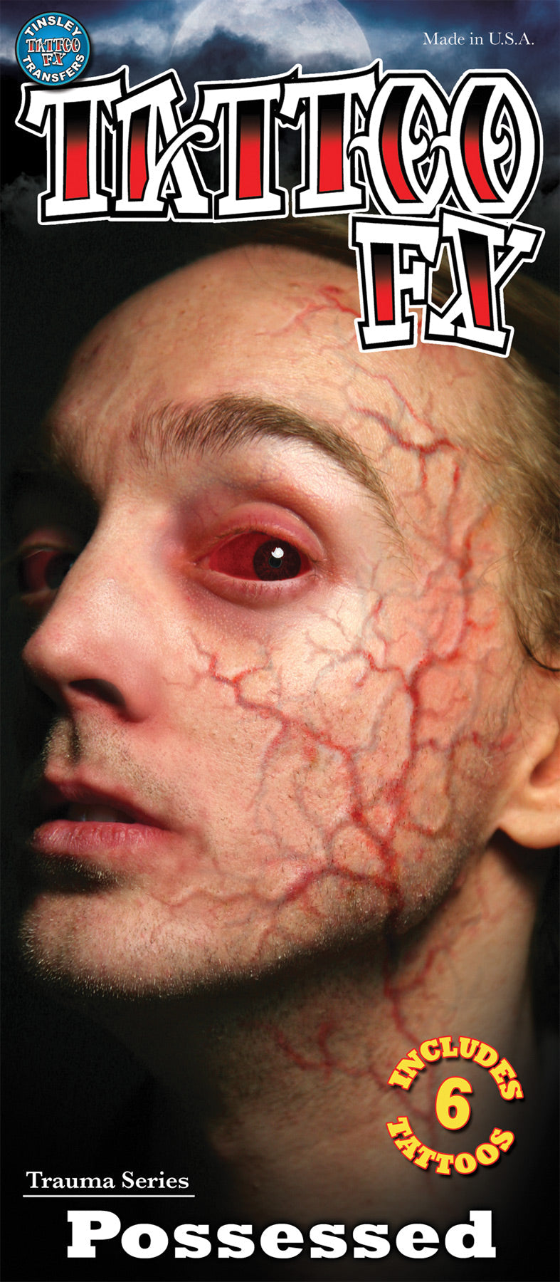 Possessed Trauma Tattoo Costume Accessories - Tophatter Daily Deals