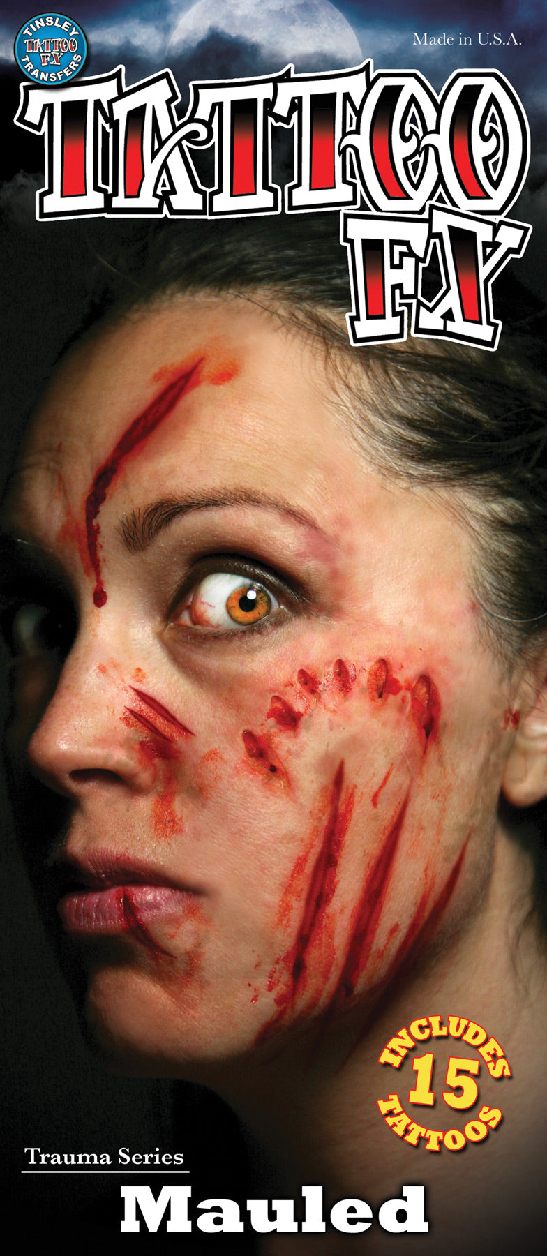 Mauled Trauma Tattoo Costume Accessories - Tophatter Daily Deals