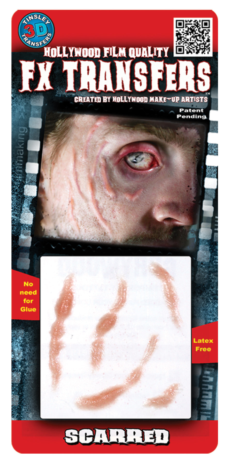 Scarred 3D Tattoo Costume Accessories - Tophatter Daily Deals
