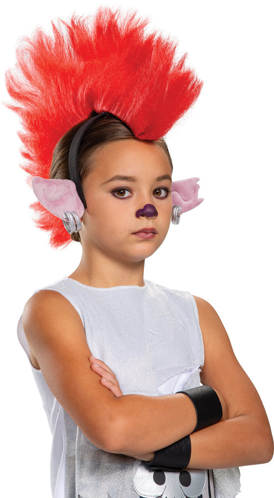 Barb Deluxe Headpiece - Child - Trolls Movie 2 Halloween Hats & Headpieces - Tophatter Daily Deals