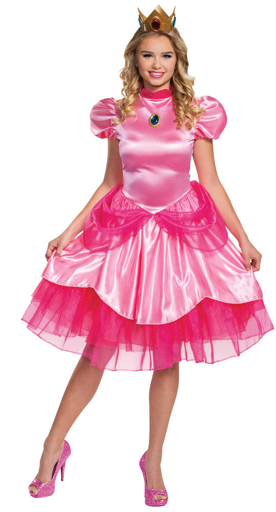 Women's Princess Peach Deluxe (2020) Costume Womens Halloween Costumes - Tophatter Daily Deals
