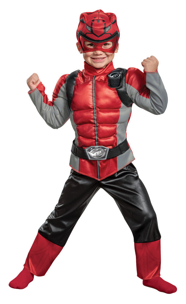 Boy's Red Ranger Muscle Costume - Beast Morphers – Tophatter's Inc.