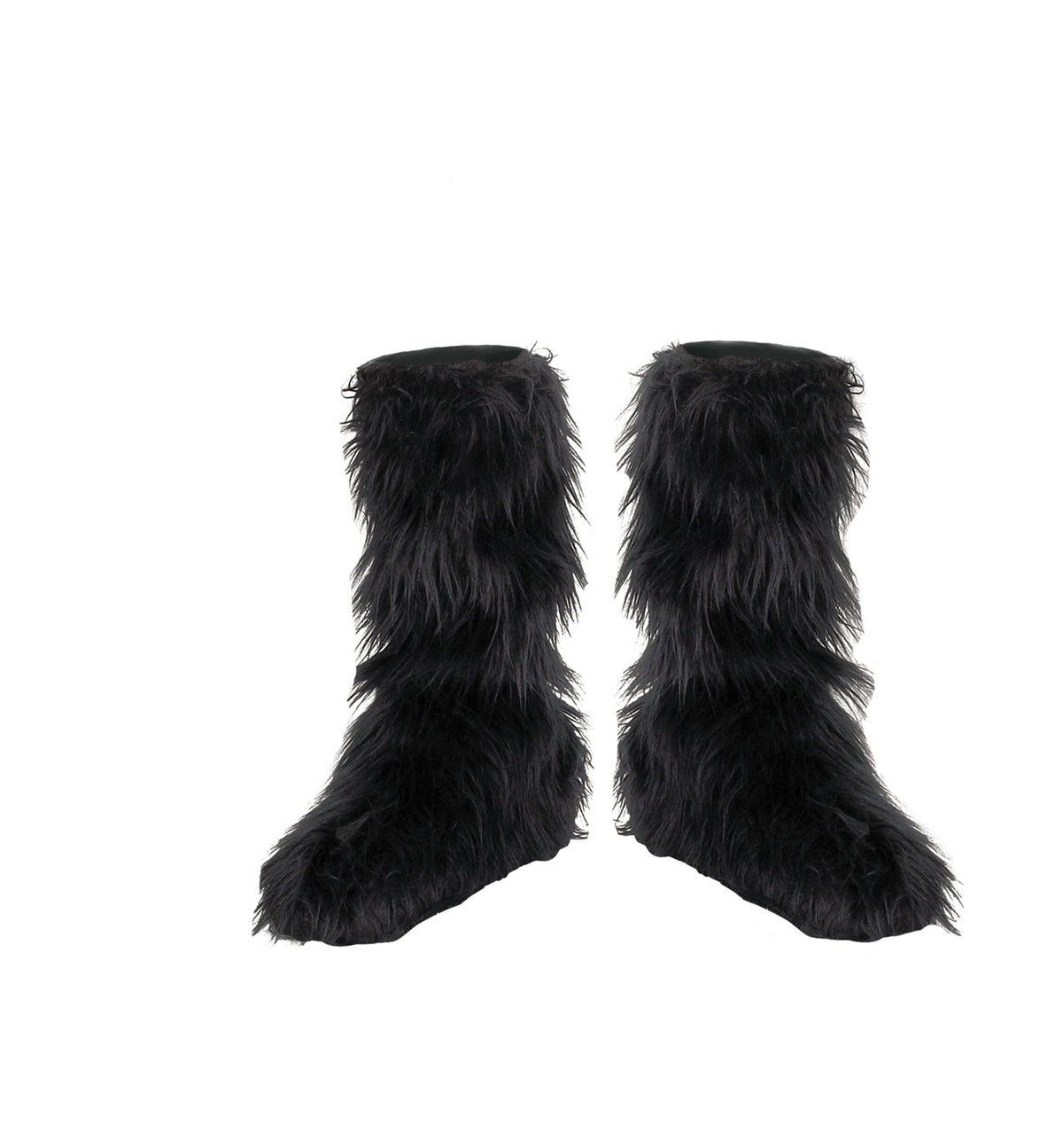 Girl's Black Furry Boot Covers Costume Shoes & Boot Covers - Tophatter Daily Deals