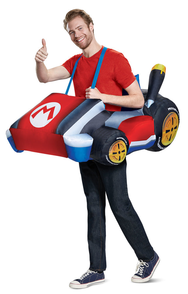 Men's Mario Kart Inflatable Costume Halloween Inflatable Decorations - Tophatter Daily Deals