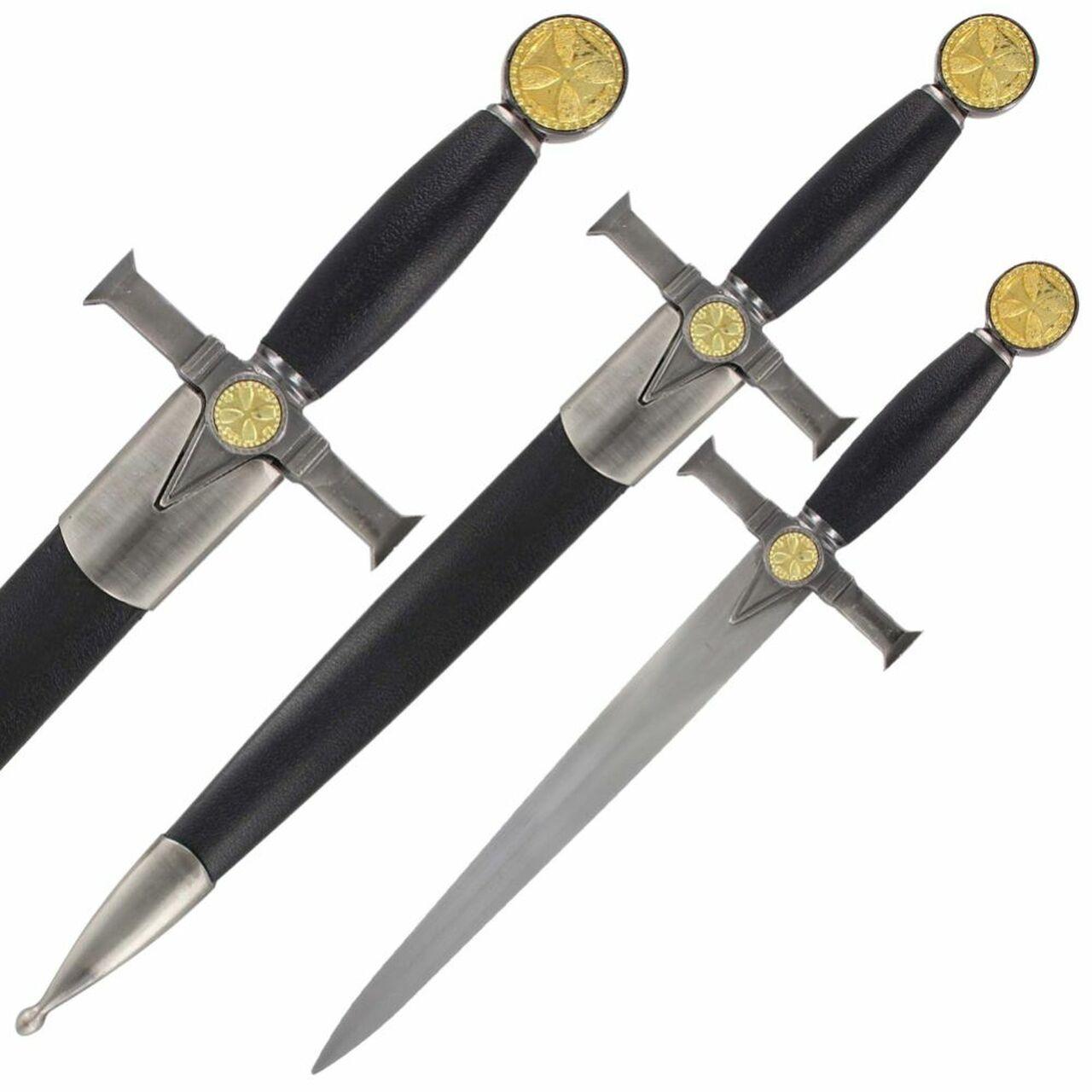 Knights Templar Soldiers of Christ Medieval Dagger Knives - Tophatter Daily Deals