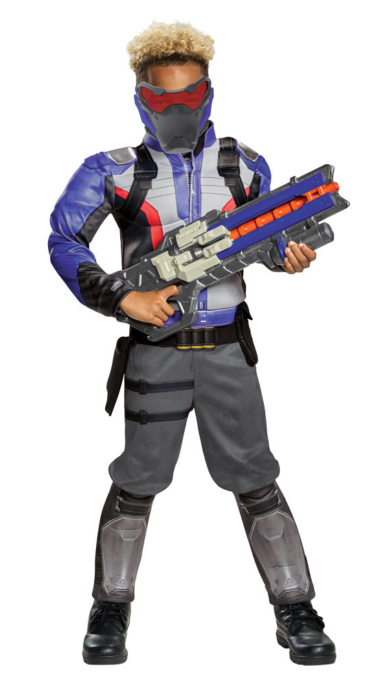 Boy's Soldier: 76 Classic Muscle Costume - Overwatch – Tophatter's Inc.