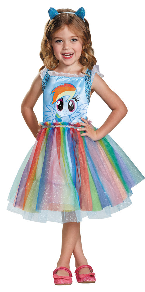 Rainbow Dash Classic Toddler Costume - My Little Pony Baby Halloween Costumes - Tophatter Daily Deals