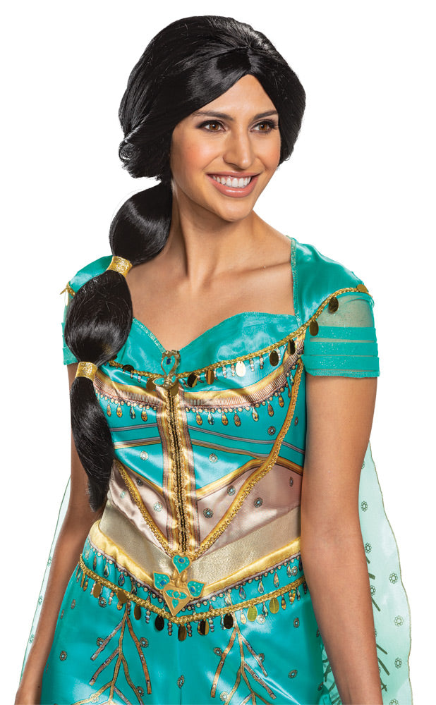Women's Jasmine Wig - Aladdin Live Action Halloween Wigs - Tophatter Daily Deals