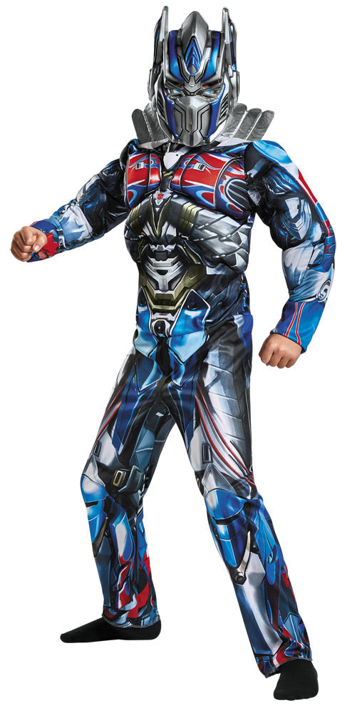 Boy's Optimus Prime Classic Muscle Costume - Transformers Movie 5 ...