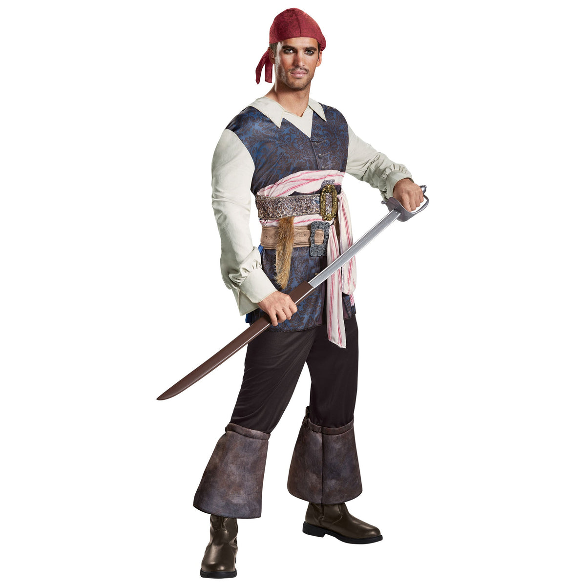 Men's Captain Jack Classic Costume - Pirates Of The Caribbean 5 Mens Halloween Costumes - Tophatter Daily Deals