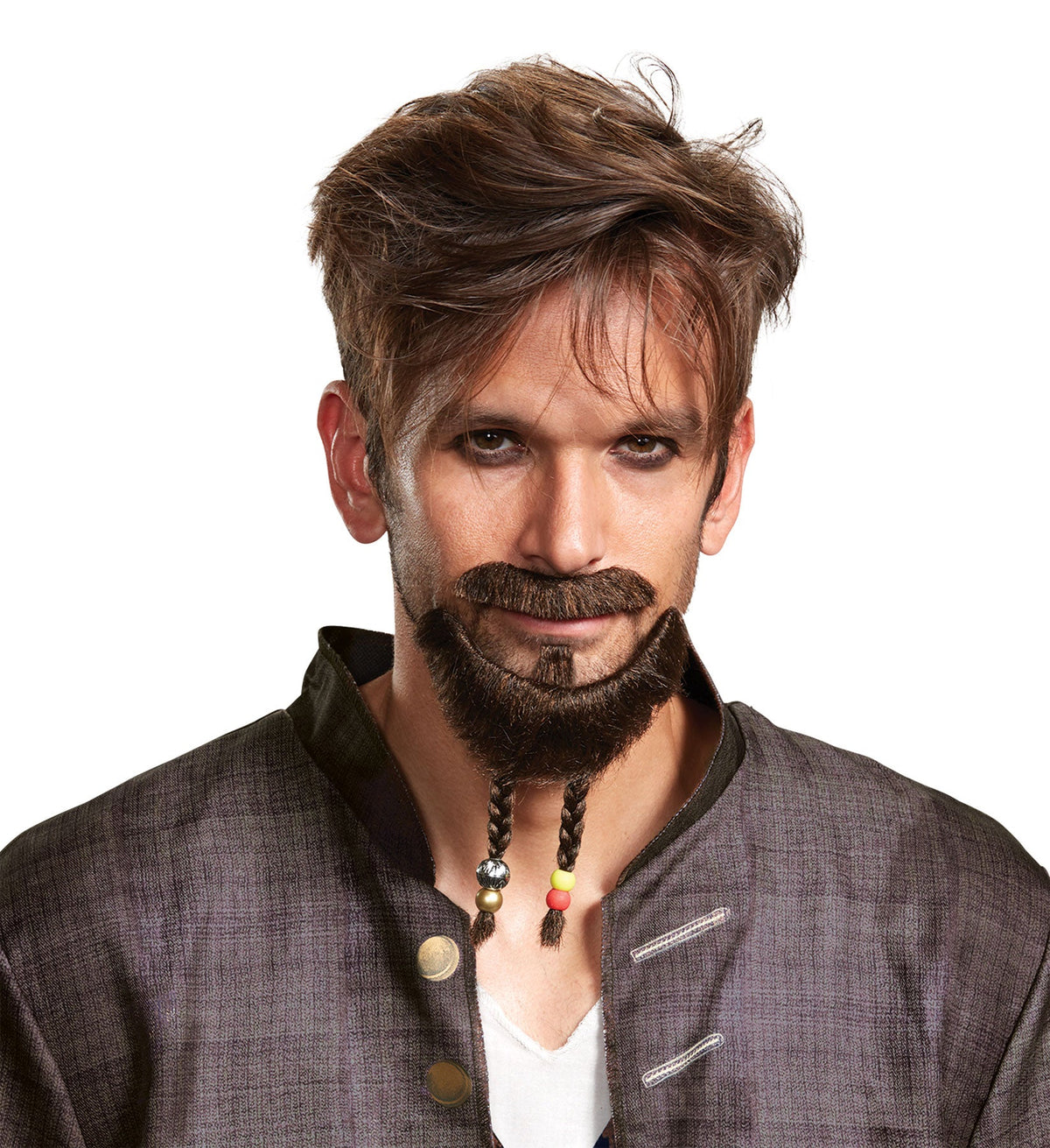 Men's Goatee & Mustache - Pirates Of The Caribbean 5 Pirate Halloween Costumes - Tophatter Daily Deals