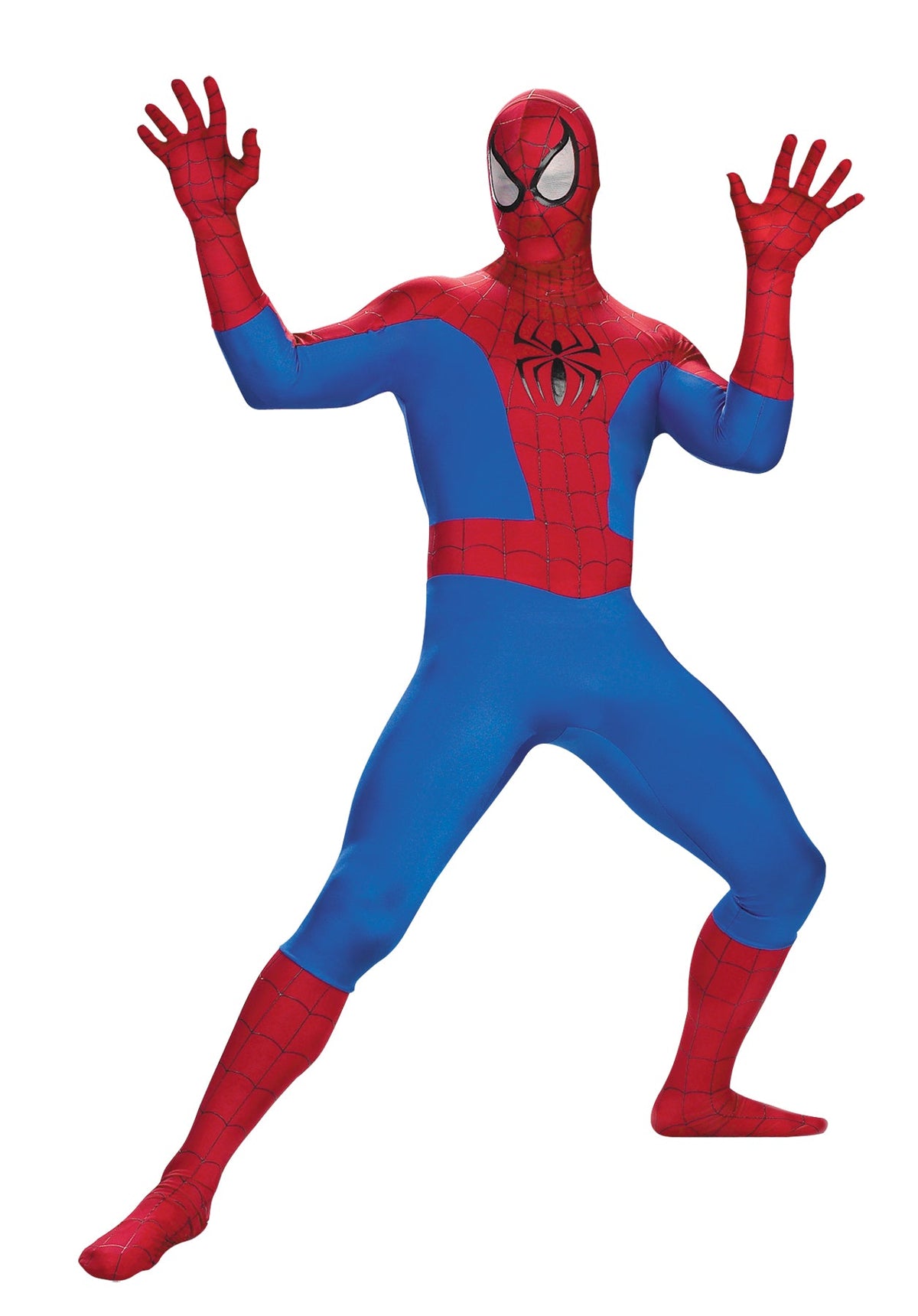 Men's Plus Size Spider-Man Theatrical/Rental Quality Costume Halloween Spider Decorations - Tophatter Daily Deals