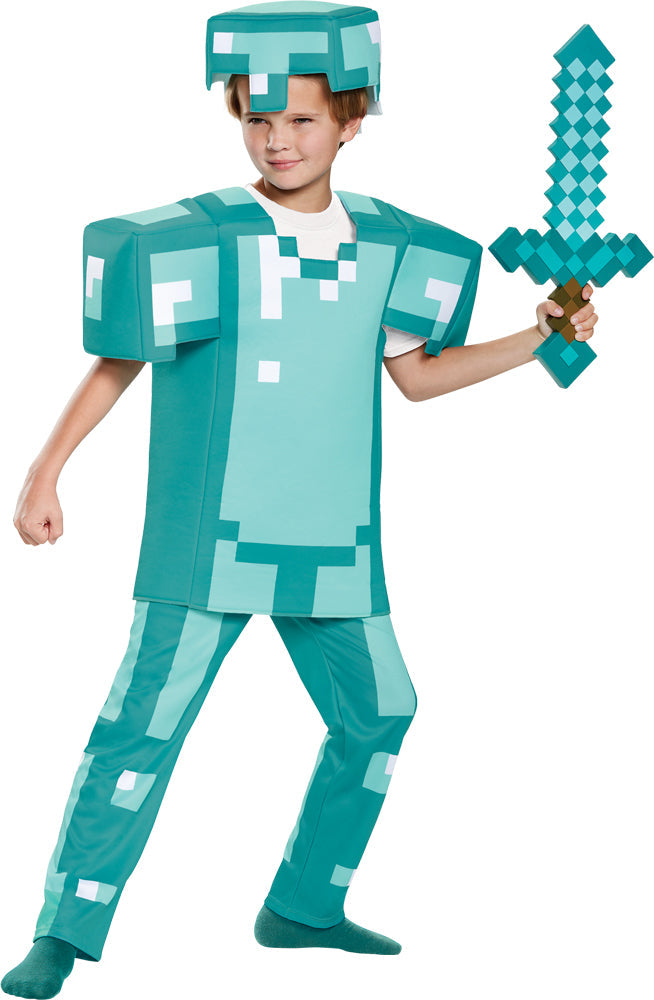 Minecraft Armor Deluxe Child Costume – Tophatter's Inc.