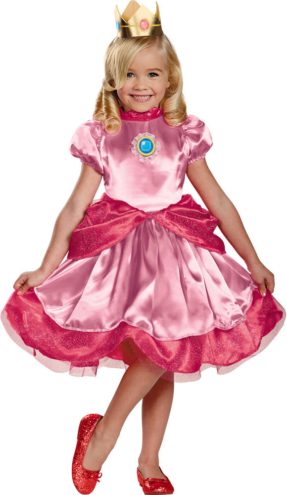 Princess Peach Deluxe Toddler Costume Baby Halloween Costumes - Tophatter Daily Deals