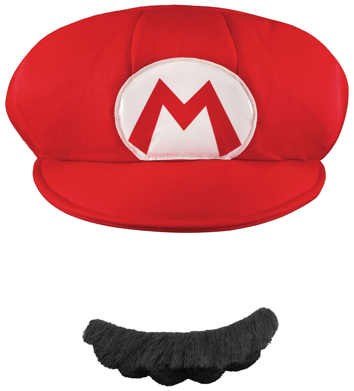 Mario Hat & Mustache - Super Mario Brothers Halloween Hats & Headpieces - Tophatter Daily Deals