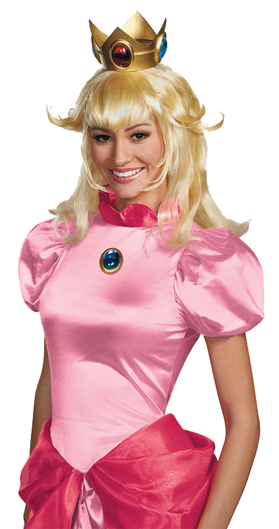 Women's Princess Peach Wig - Super Mario Brothers Halloween Wigs - Tophatter Daily Deals