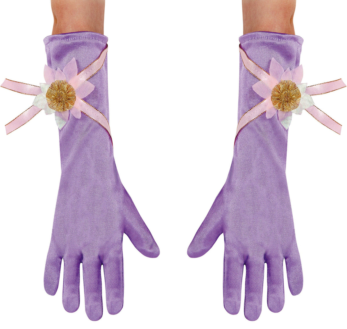 Rapunzel Gloves - Tangled Costume Gloves - Tophatter Daily Deals