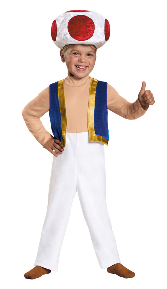 Toad Costume - Super Mario Brothers Halloween Costume Sets - Tophatter Daily Deals