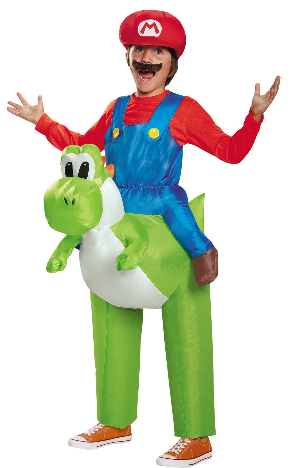 Boy's Mario Riding Yoshi Costume - Super Mario Brothers – Tophatter's Inc.