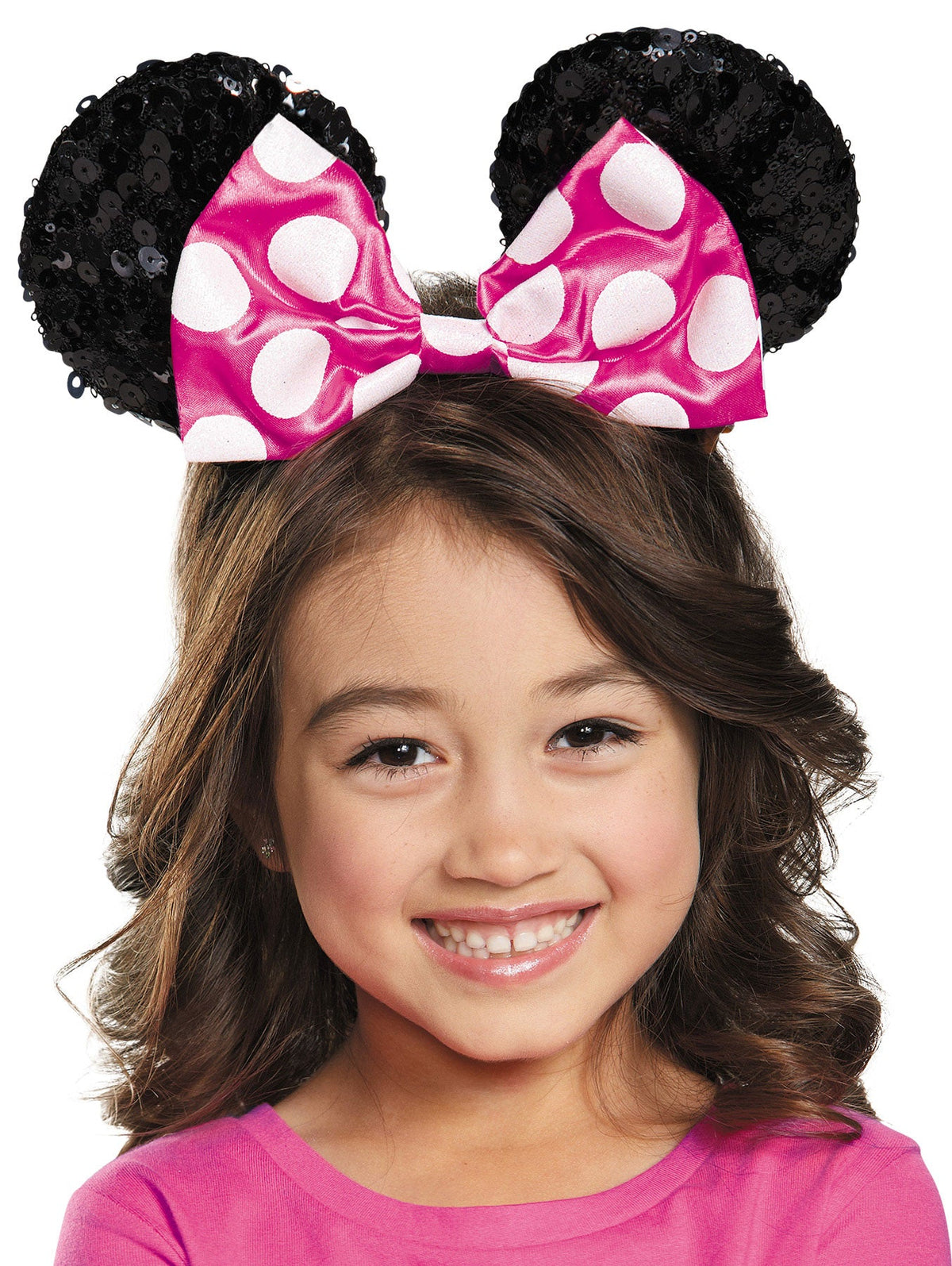 Pink Minnie Sequin Ears Costume Accessories - Tophatter Daily Deals