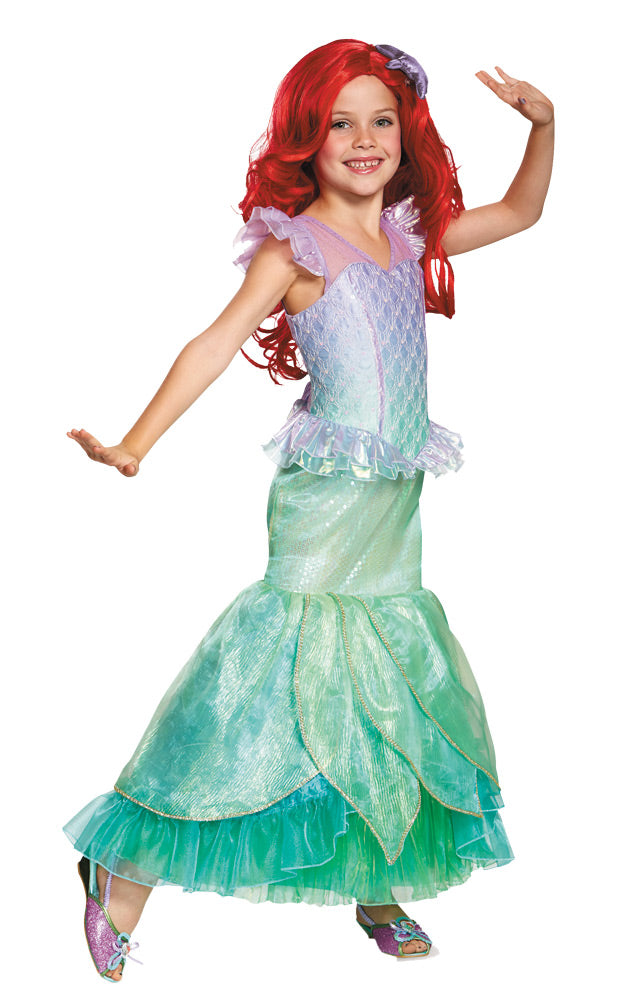 Girl's Ariel Ultra Prestige Costume Girls Halloween Costumes - Tophatter Daily Deals