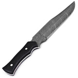 Blood & Ink Damascus Steel Outdoor Bowie Hunting Knife knives - Tophatter Daily Deals
