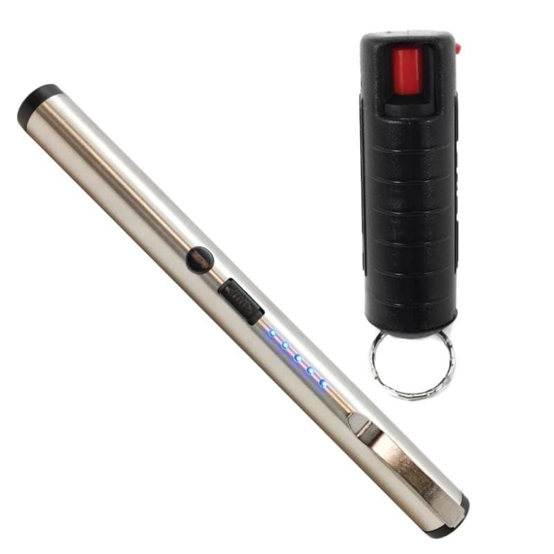 Defensive Deidra Stun Gun & Pepper Spray Self-Defense Kit Package Deals - Tophatter Daily Deals