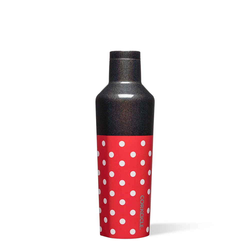 Minnie Mouse Disney Canteen by CORKCICLE. Minnie Mouse Polka Dot 16oz Canteen - Tophatter Daily Deals