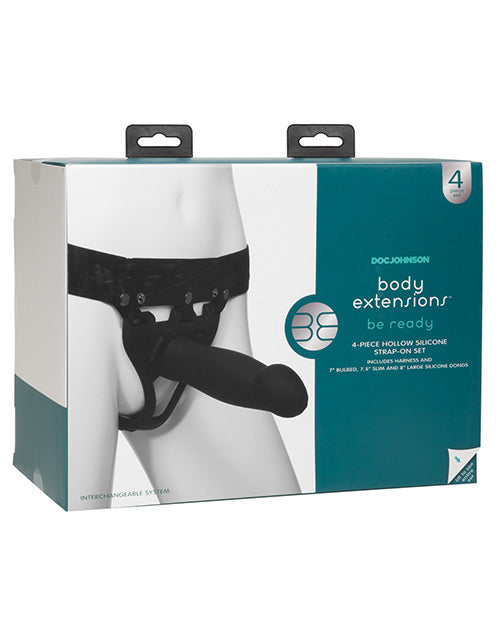 Be Ready 4 Piece Strap On Set Strap Ons - Tophatter Daily Deals