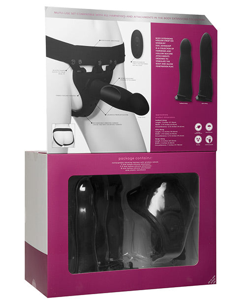 Be Naughty Vibrating 4 Piece Strap On Set Strap Ons - Tophatter Daily Deals