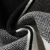 Warm Men’s Sweater - Oversized Check Crewneck, Cotton - Tophatter Daily Deals
